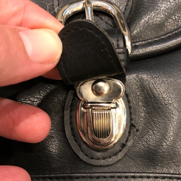 Women’s Purse - Imitation Leather, Black - Picture 3 of 16